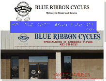 Tablet Screenshot of blue-ribbon-cycles.com